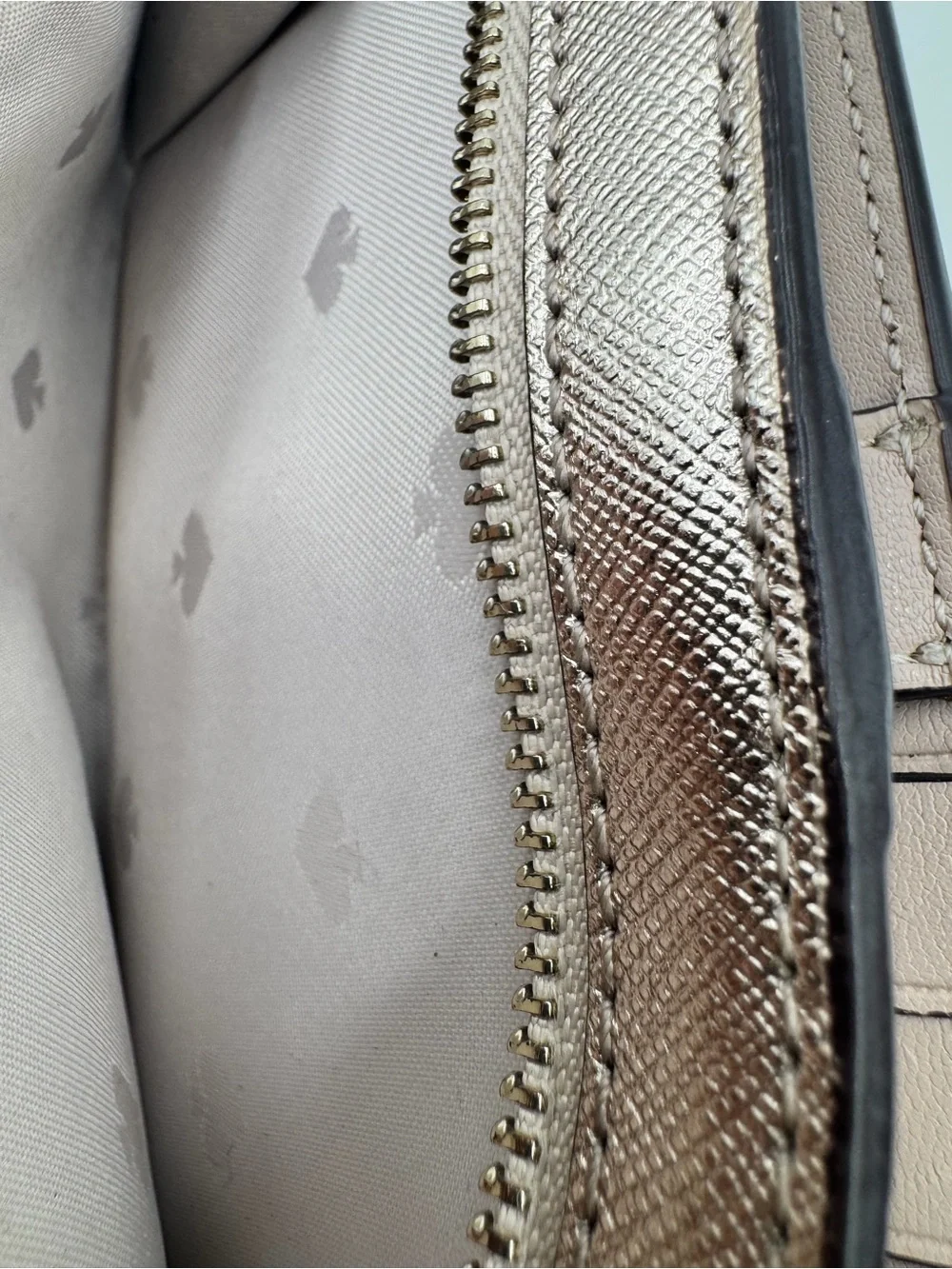 Kate Spade Spencer Metallic Slim Wallet